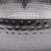 Creative Co-Op Round Hammered Metal Bowl, Oxidized Silver