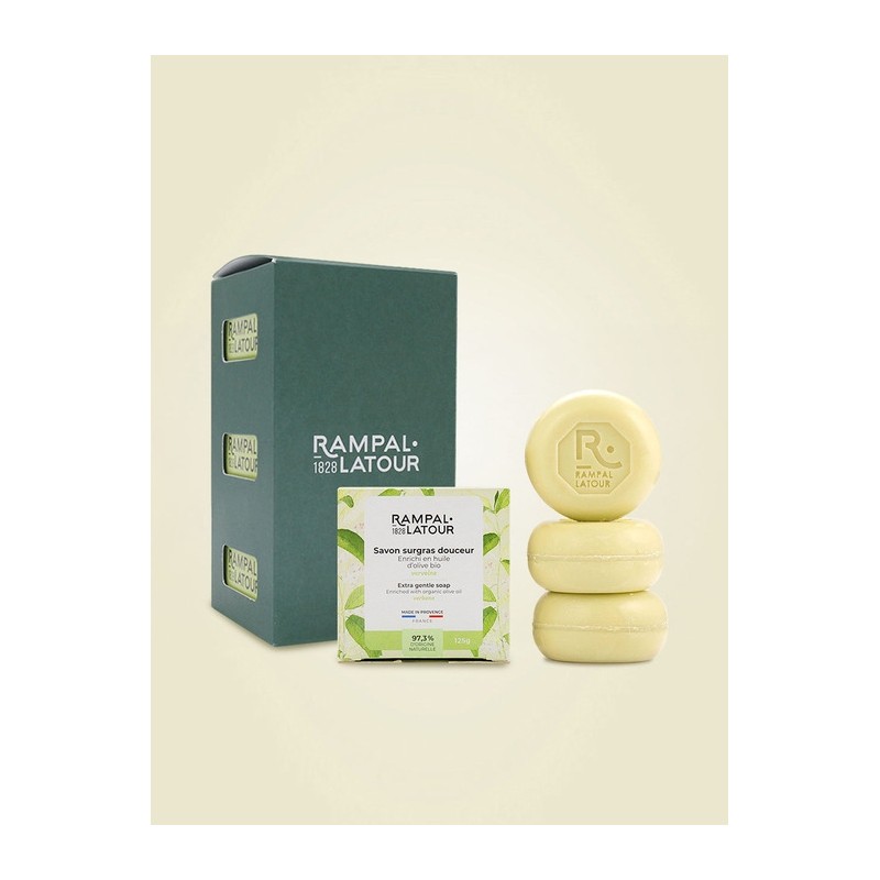 Sabon Ronde Natural Face Soap 125g Verbena Set of 3