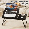 Laptop Bed Desk, 5-Angle Adjustable Bed Laptop Table with Cup