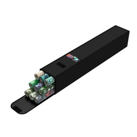 Wrapping Paper Storage, Durable 600D Oxford Fabric Organiser for Gift Wrapping Paper, Waterproof for Wrapping Paper Rolls, Storage Bag (79 x 13 x 13 cm), Black