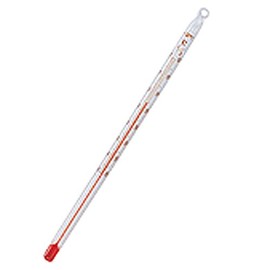 Sato Measuring Instrument 0620-00 Rod Thermometer, 0 - 100°C, 5.9 inches (15 cm) (Thermosensitive Liquid Color/Red)