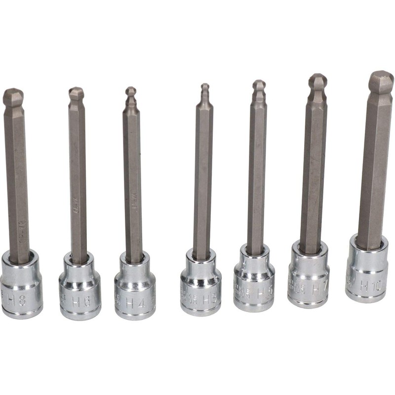AB Tools-Toolzone Metric Ball Ended Long Allen Hex Key Sockets