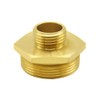 Hooshing 2PCS Garden Hose Adapter 3/4" GHT Male to 1-1/2"