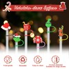 12PCS Silicone Straw Cover, 0.4Inch/10mm Cute Christmas Reusable Straw Cup