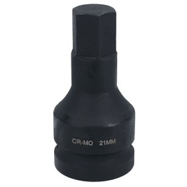 21mm 3/4" Drive Extra Deep Impact Hex Allen Key Socket Impacted 88mm Long