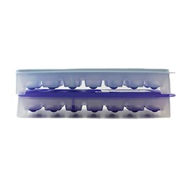 Tupperware Freezer container ice cube cube purple/white + sky blue G29 ice cube miracle 39023