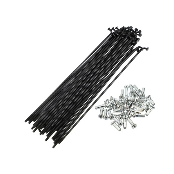 BULLSPANN Steel Spokes J Bend Cycle Spokes for Bicycles with