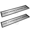 SINKAA Conference Room Slider Signs for Door, In Session/Available Aluminum
