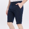 Xact Premium Men's Linen Blend Chino Shorts, navy
