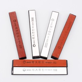 Sharpening Stones,6pcs Sharpening Whetstone Set Oilstone Grindstone Polishing Sharpener Stone Grit 180# 400# 800# 1500# 2000# 3000#