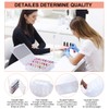 SUBAY Portable Nail Polish Organizer, Clear Double Side Nail Polish