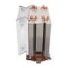 CPU Cooling Fan Professional Efficient 6 Tubes 3 Wires White