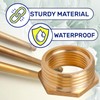 Brass Reducer Pipe Connector with External and Internal Thread 1