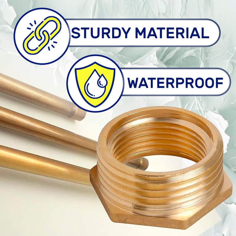 Brass Reducer Pipe Connector with External and Internal Thread 1