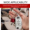 leechio 1 PC Car Shift Head Keychain, Mini Cool Keychains,