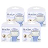 Intuition Pure Nourishment Women's Epilator Coconut Razor Blades, 3 Pieces, 4 Pieces / 인튜이션 퓨어 너뤼시먼트 여성 제모기 코코넛 면도날, 3개입, 4개