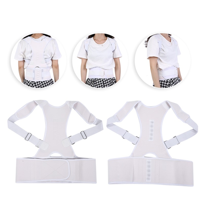 Magnet Therapy Posture Corrector Brace Back Spine Support Hunchback Correction