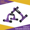 Redipo Push Up Bars - Purple Push Up Handles Strength