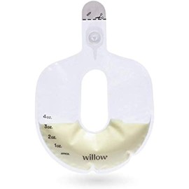 Willow - 360 Pump Spill-Proof Breast Milk Bags - 24 Ct - Holds 4 oz. Per Self-Sealing Storage Bag - Compatible with Willow 360 or 3.0 Wearable Hands Free Breast Pump