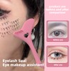 4-in-1 Silicone Eyeliner Stencil & Eyelash Stamp Kit - Multi-Functional