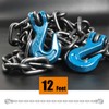AYMMIC 5/16"-3/8" Chain Binder and 5/16"|G70|12' Transport Chain Kit, Ratchet
