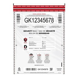 Fraudstopper Level 4 12x16 White Tamper Evident Bag (100)