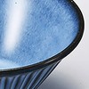 Hama Pottery Hasami Ware 391101 Rice Bowl, Blue Carved, Small,