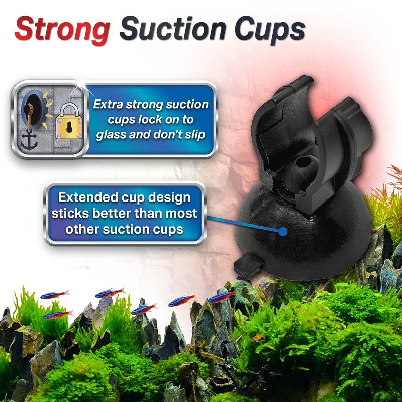 Advatec Glass Aquarium Heaters with Advanced LED Temperature Control System