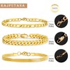 Rajputana Gold Chain Bracelets for Men Boys, S925 Sterling Silver