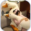 Goose Stuffed Animal Pillow Toy, Cute Giant White Goose Stuffed