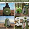 FUN ESSENTIALS Solar Shower Tent Kit, 2 Pcs, Instant Pop