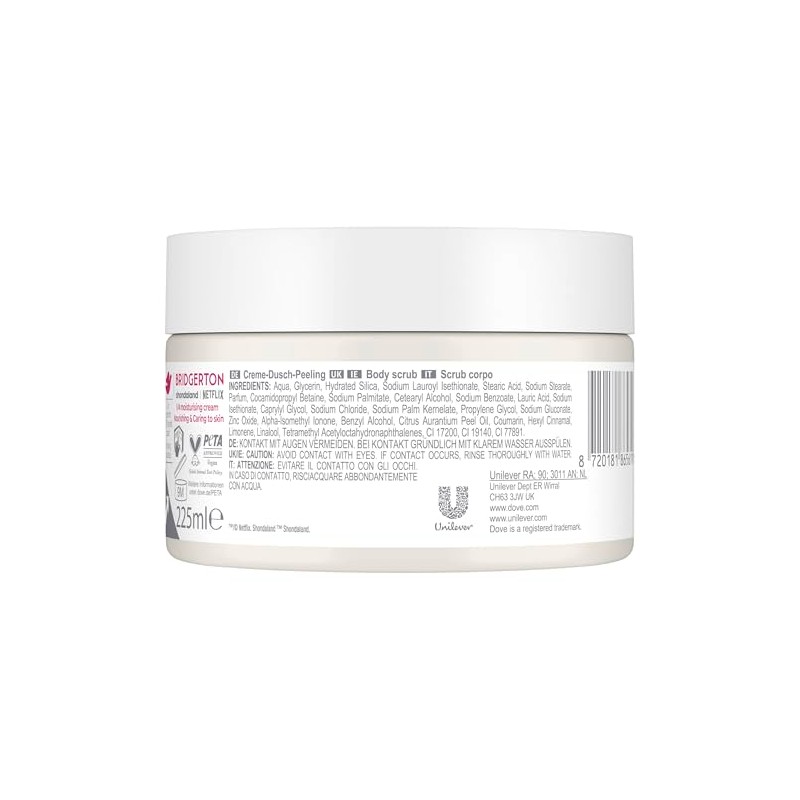 Dove Raspberry Rendezvous Limited Edition Body Scrub for Smooth Skin