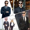 WanderGo Secret Agent Costume Accessories, Pack of 10 Men in