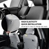 NYTKL 2 PCS Car Seat Covers, Breathable Elastic Fabric Automotive