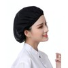 6-Pack Food Service Hair Nets, Reusable Unisex Elastic Chef Hat,Mesh