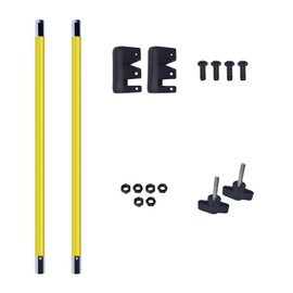 Jovant Manual Pole Saw,3.3-6.6ft Extendable Pole with Double Lock Design to Reach up 11 ft for High Branches Trimming（Only 2-Poles）