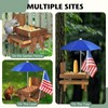 Squirrel Feeder with Umbrella Squirrel Table Feeder with Sturdy Squirrel
