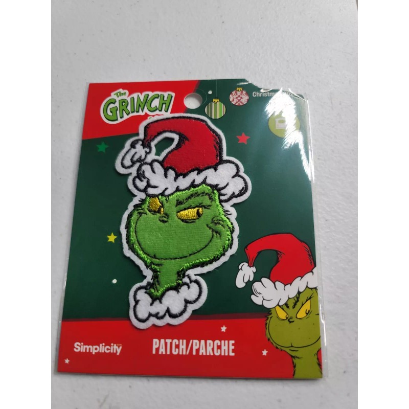 The Grinch Iron On Patch ST2