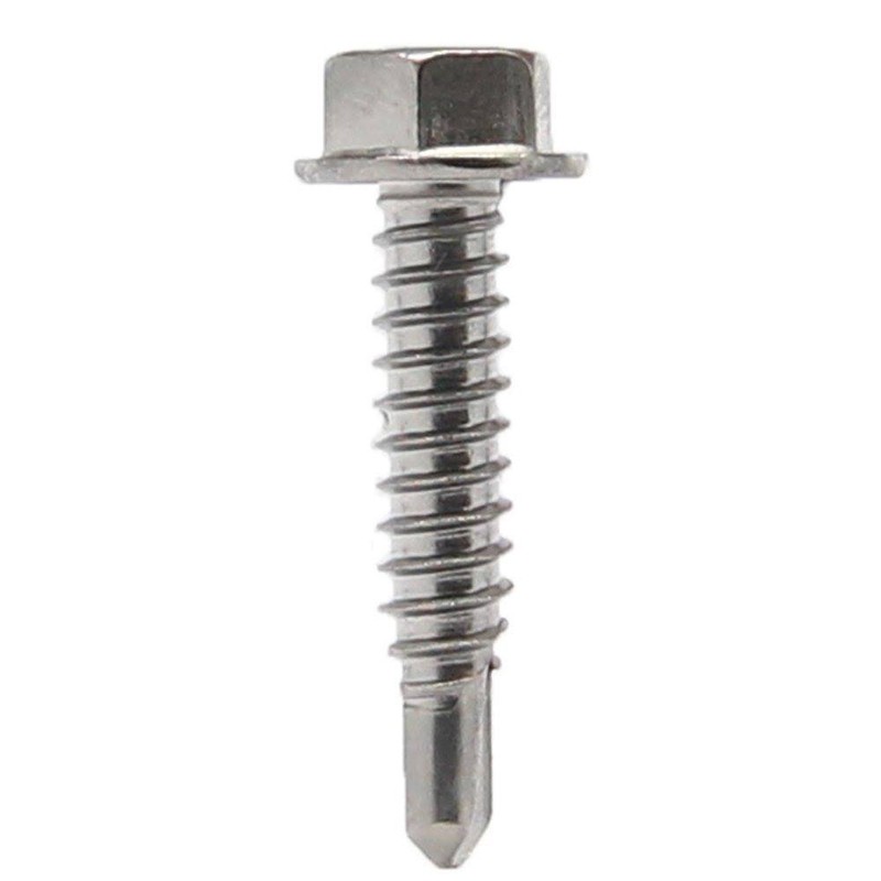 #12 x 3/4" Hex Washer Head Self Drilling Tek Screws,