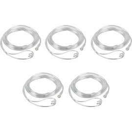 Sunset Healthcare Solutions (5PK) 7Ft Standard Adult Oxygen Nasal Cannula w/Kink-Free Supply Tubing (RES3007)
