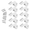 Ciieeo 10pcs s Hooks for Outdoor Vinyl Siding Stainless Steel