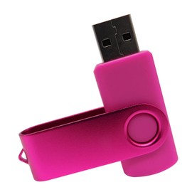 2GB USB Flash Drive Memory Sticks Thumb Drives with 1 OTG (Micro USB) and 1 Type-C (USB-C) Adaptor for Mobile Phone (Pink)