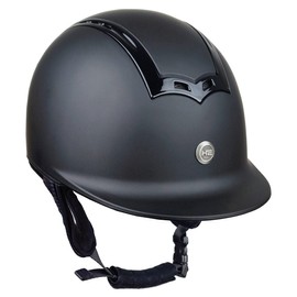 Horsenjoy Genius Unisex Adult Riding Helmet, Black, S
