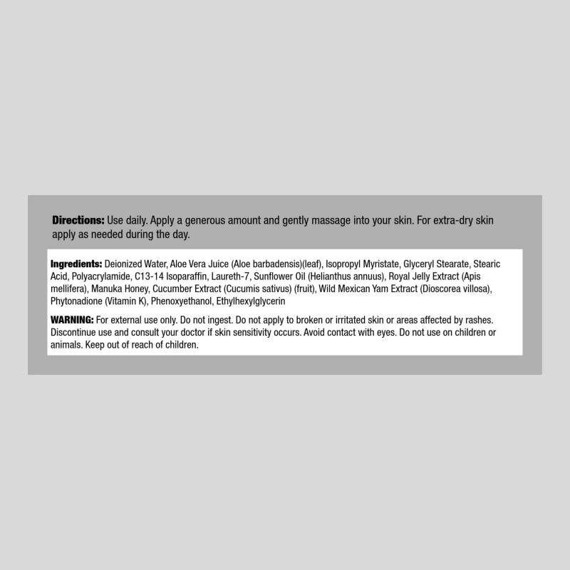 Piping Rock Manuka Honey Cream with Royal Jelly | 4