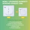 FanGoFast 100 mm bathroom fan with humidity sensor, exhaust fan
