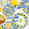Lecheme 169 Pcs Capri Lemon Party Decorations Amalfi Coast Lemon