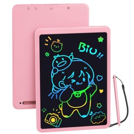 TeinenRon LCD Writing Tablet for Kids,11inch Drawing Tablet for Toddler Toy with Lanyard Stylus,Colorful Dooldle Board for Children,Birthday Christmas Gifts for 3-10 Years Old Girls&Boys,Pink