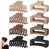 8 Pinzas Grandes para Cabello,Pinzas para Cabello Mate,Multicolor