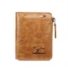 Mens RFID Blocking Leather Bifold Wallet Waterproof PU Leather with