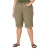 prAna Plus Size Hall Capris II, Slate Green, 24 More,